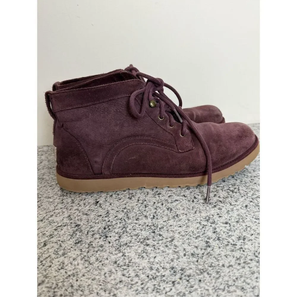 UGG Women's Bethany Classic Slim Suede Sheepskin Ankle Chukka Boots Size US 9 Bu